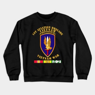 1st Aviation Brigade (Provisional) - Vietnam War w SVC Crewneck Sweatshirt